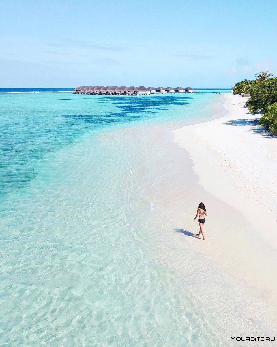 Оленевка пляж Мальдивы