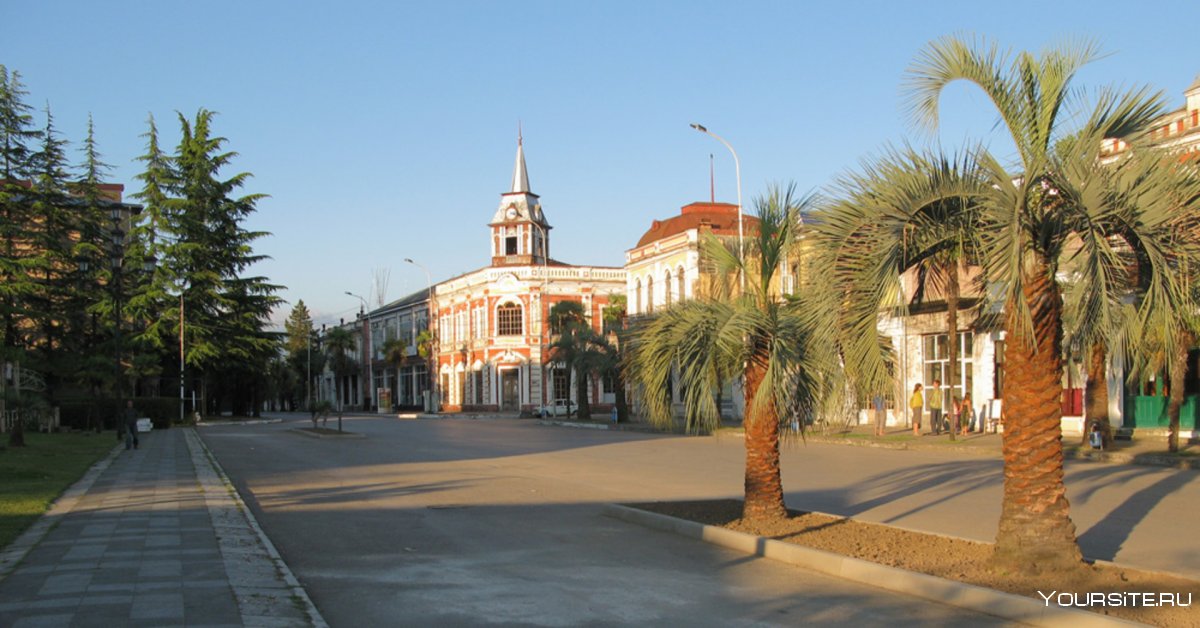 Столица Абхазии Гудаута