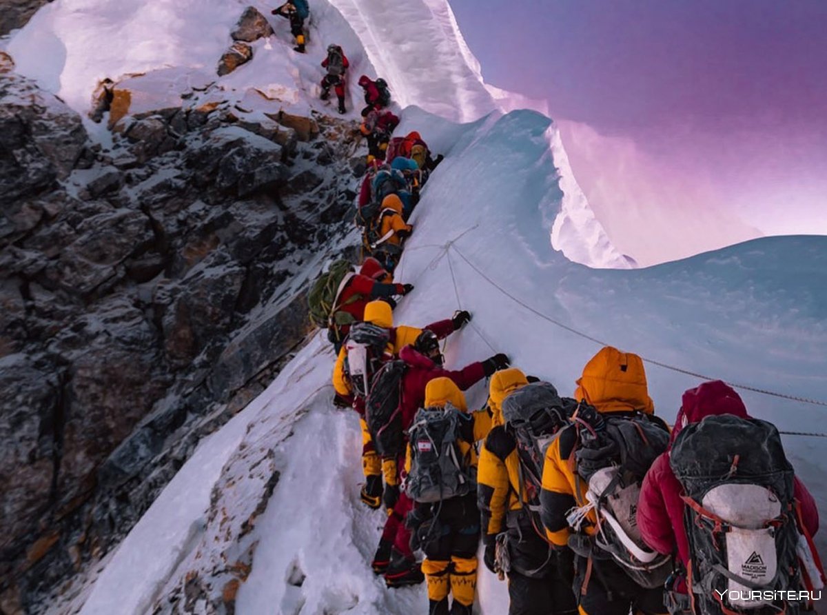 Эверест очереди на пик горы