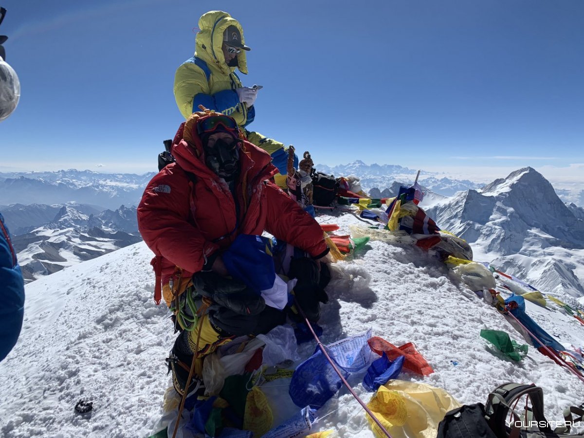 Альпинист восхождение на Эверест