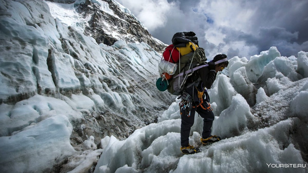 Восхождение на Эверест фото туристов