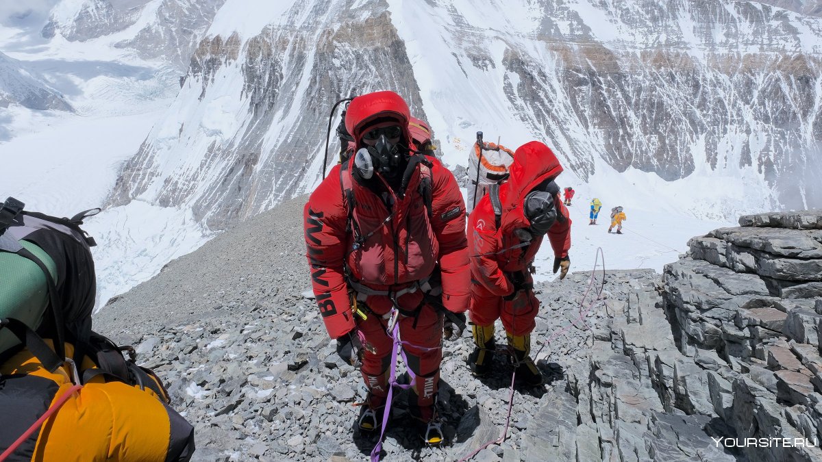 Альпинисты на вершине Эвереста 1996