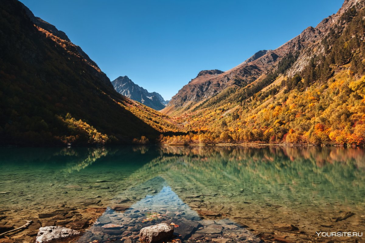 Бадукские озера Домбай фото