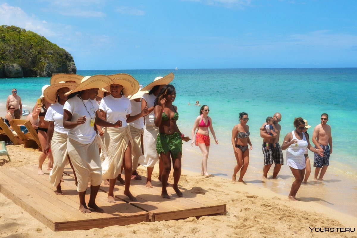 Куба танцы на пляже