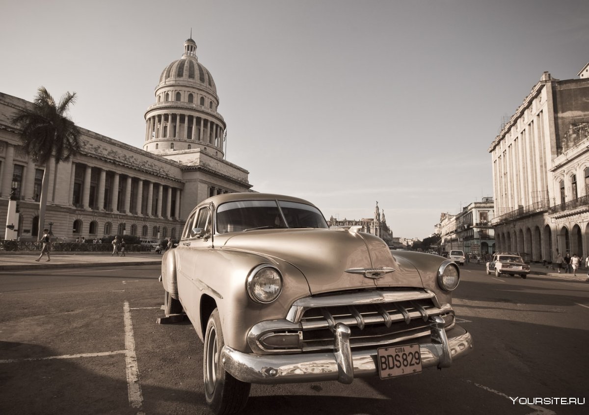 Куба Гавана машины