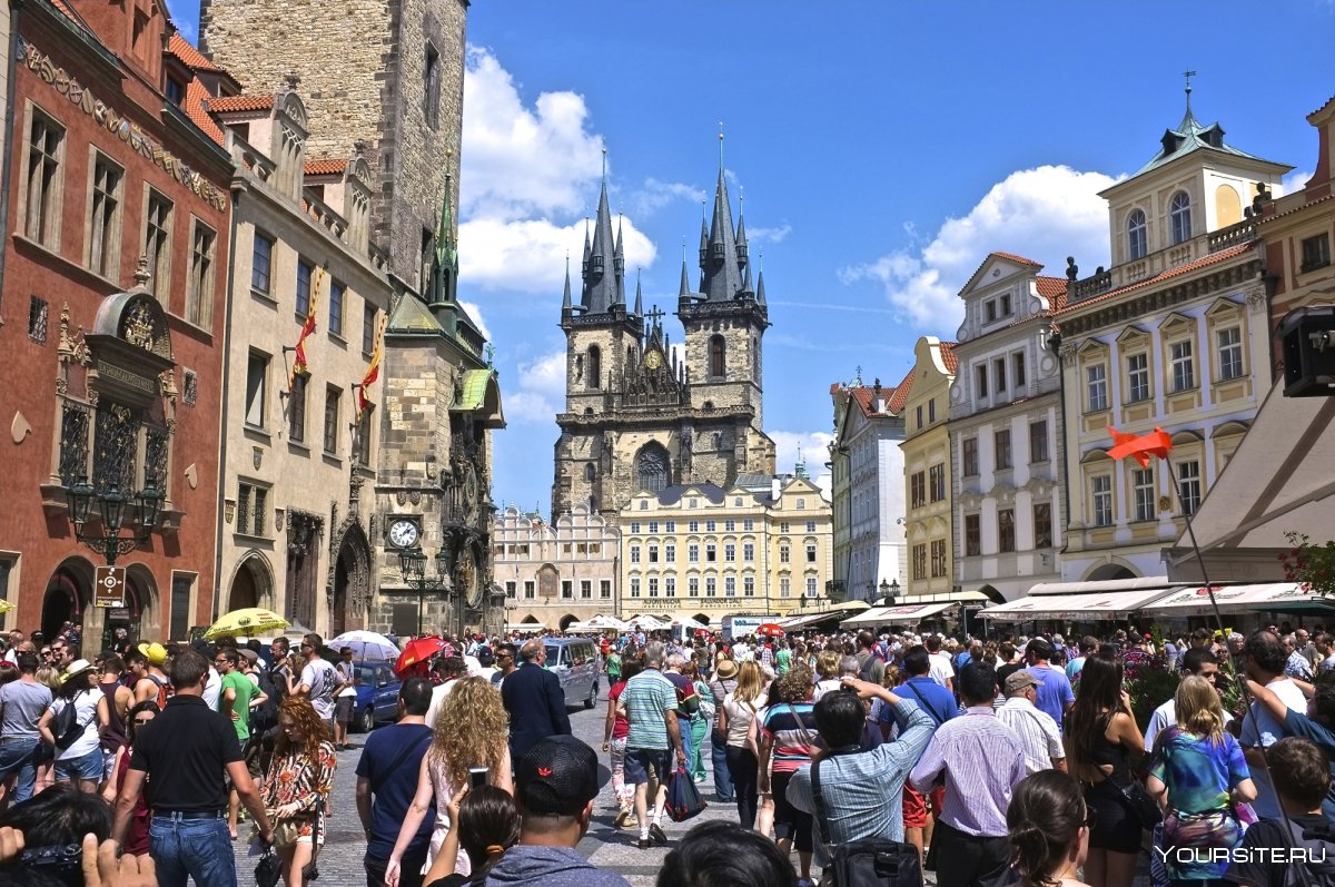 Прага Чехия летом
