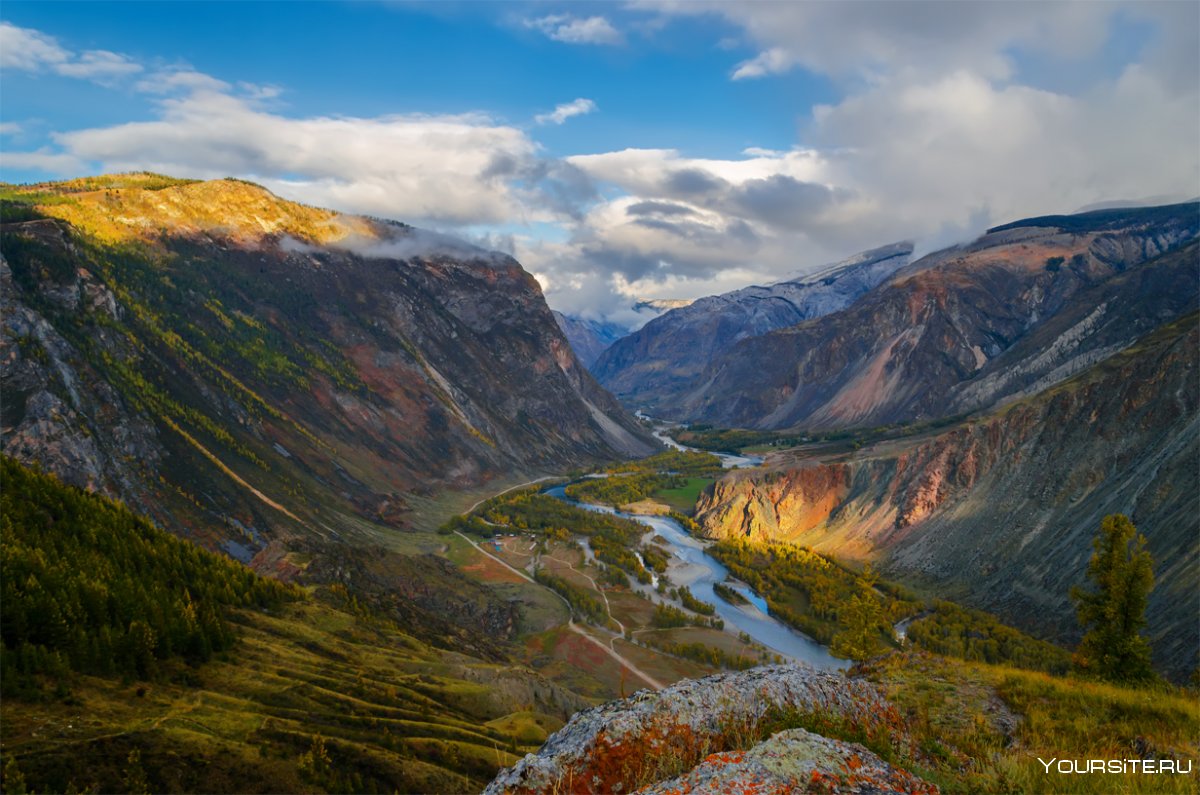 Долина реки Чулышман и перевал Кату-Ярык