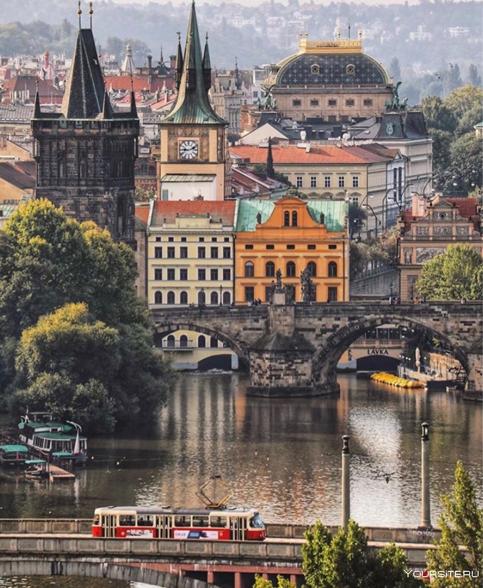 Прага Чехия прогулка по Влтаве
