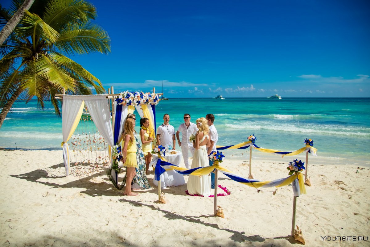 Доминикана Пунта Кана свадьба на пляже