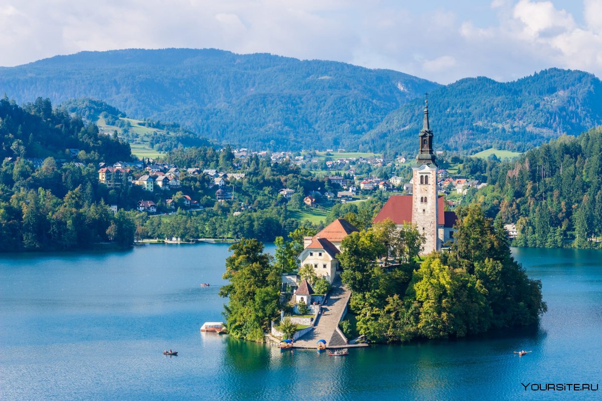 Любляна бледское Словения озеро