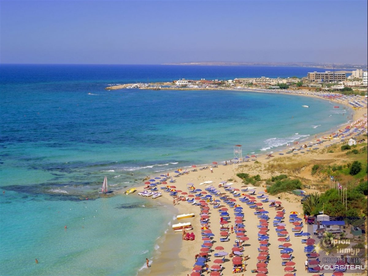 Пляжи Протараса Напа Кипр