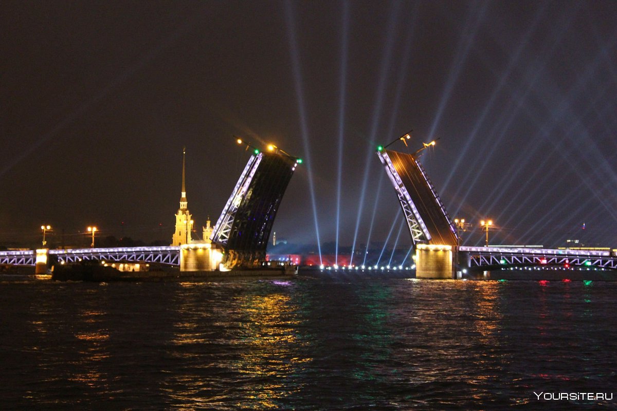 Нева Дворцовый мост