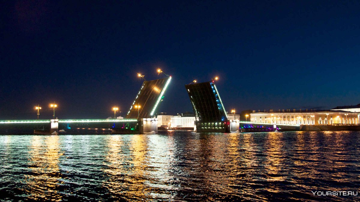 Дворцовый мост Санкт Петербург в высоком качестве