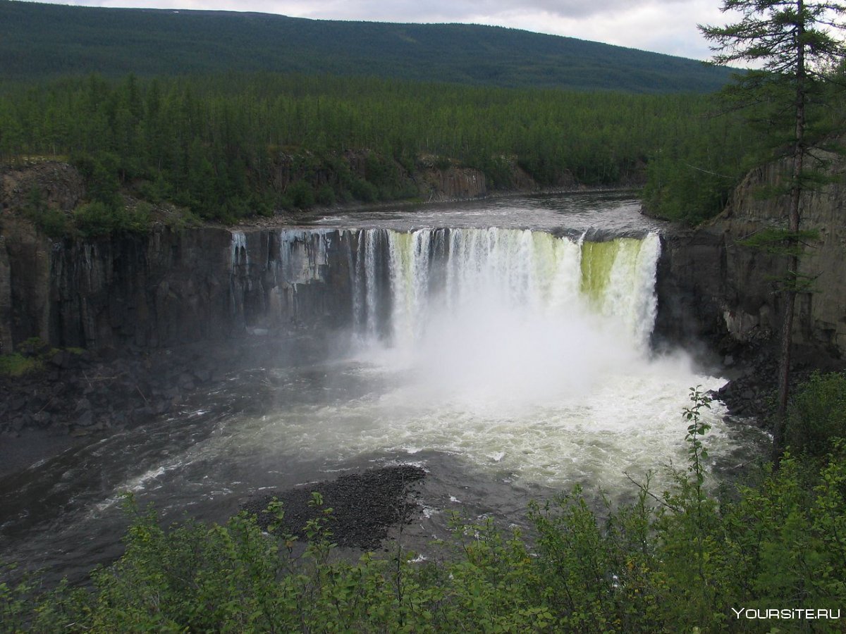 Бельдунчанский водопад плато Путорана