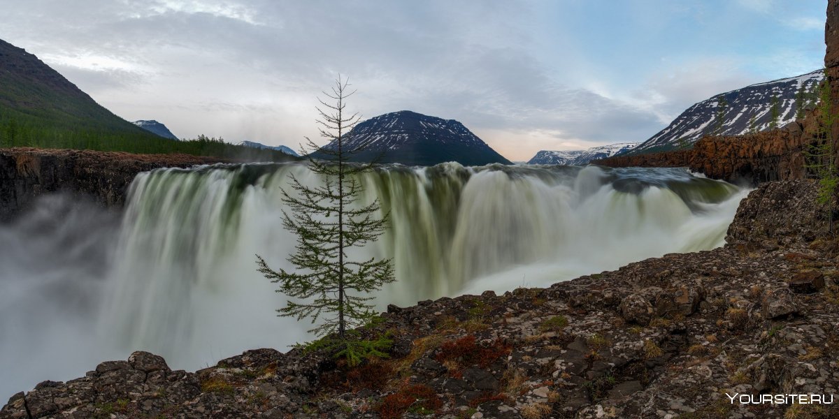 Плато Путорана водопады