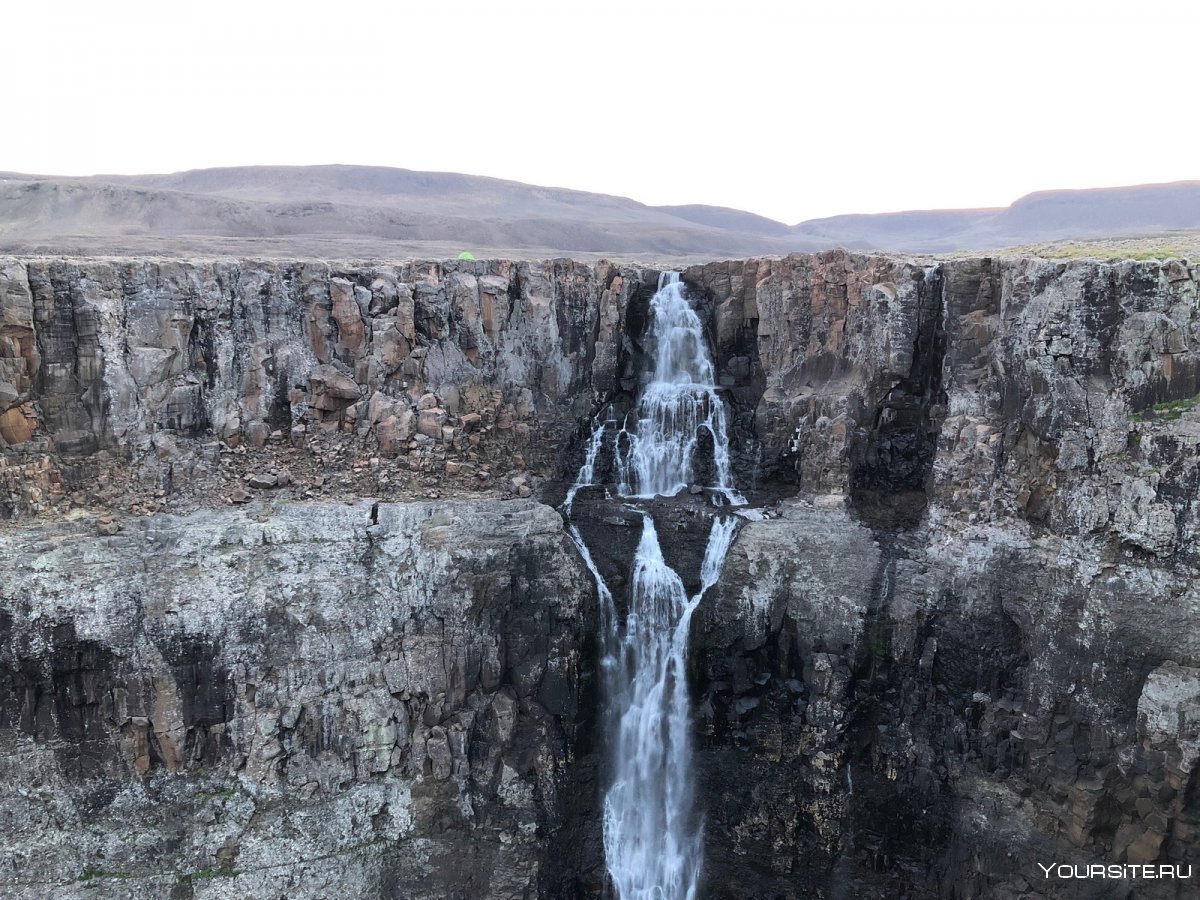 Водопад принцесса плато Путорана