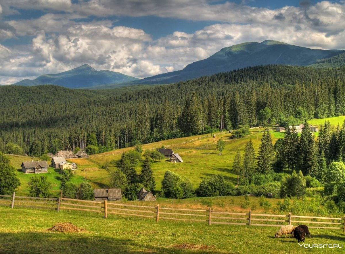 Словакия Карпатские горы