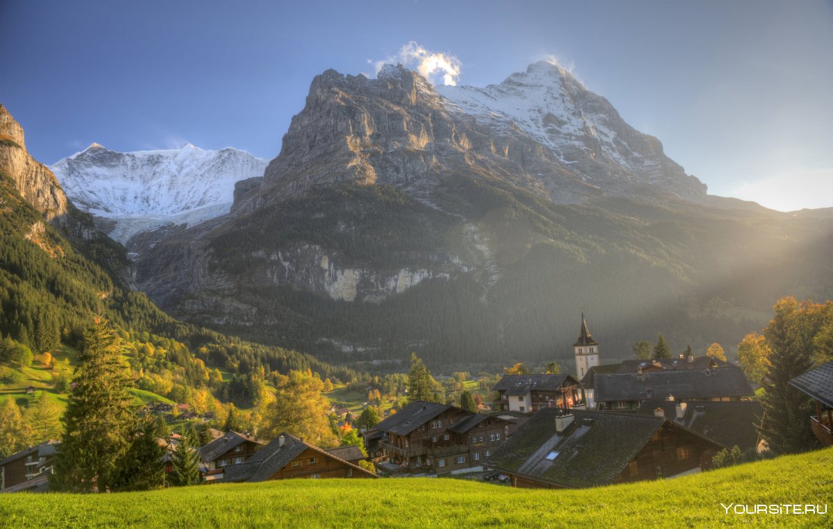 Гриндельвальд Швейцария горы