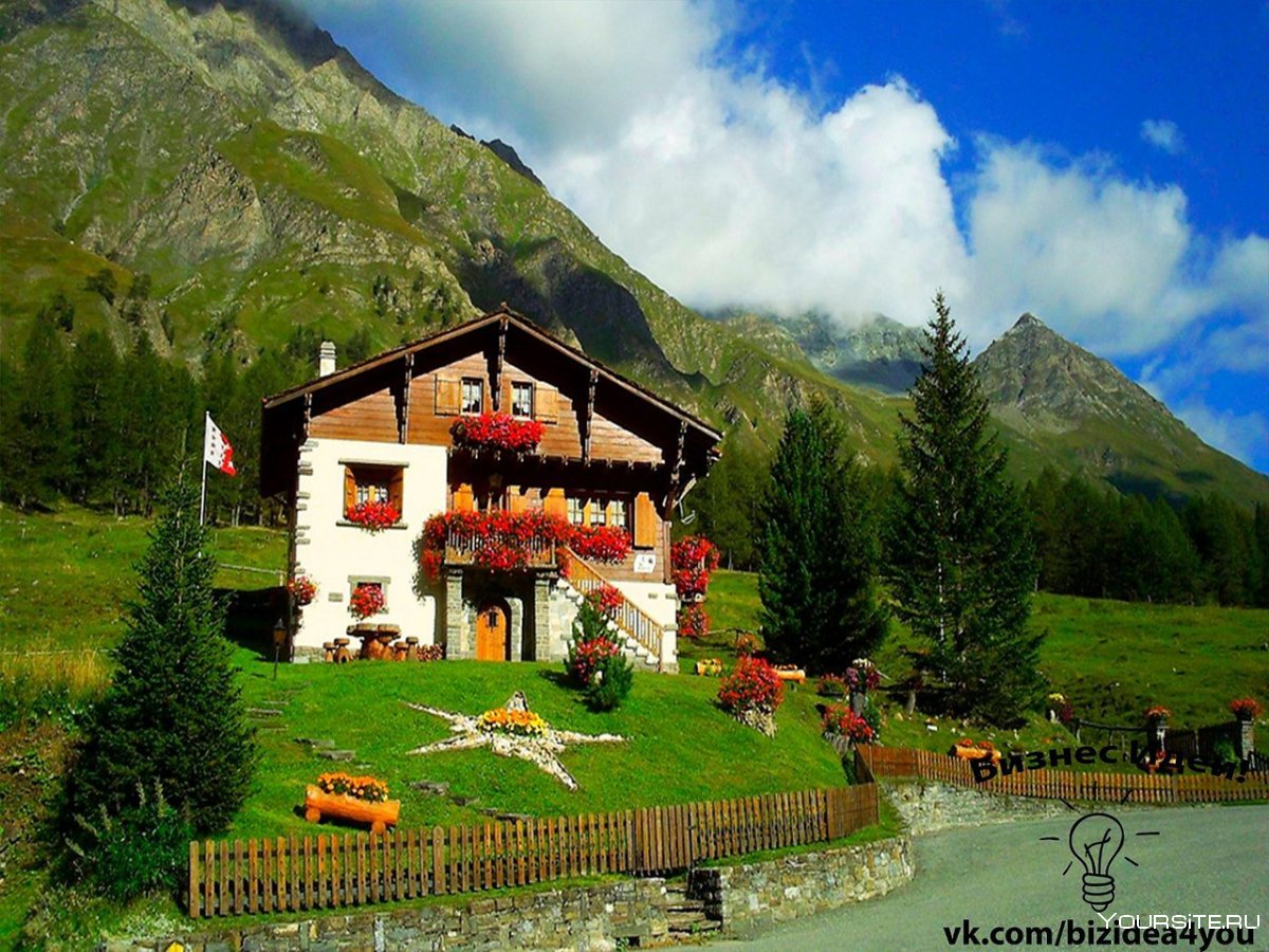 Альпийские деревни в Австрии