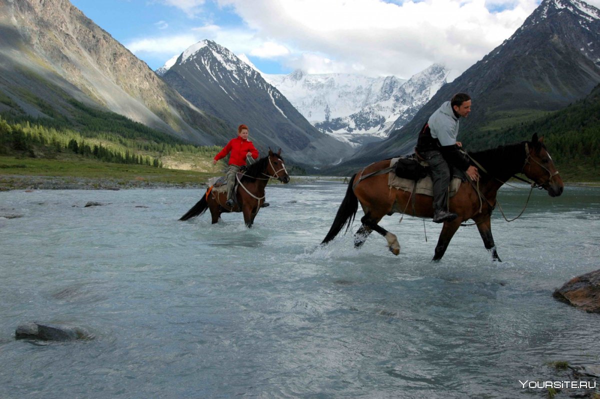 Конный поход горный Алтай