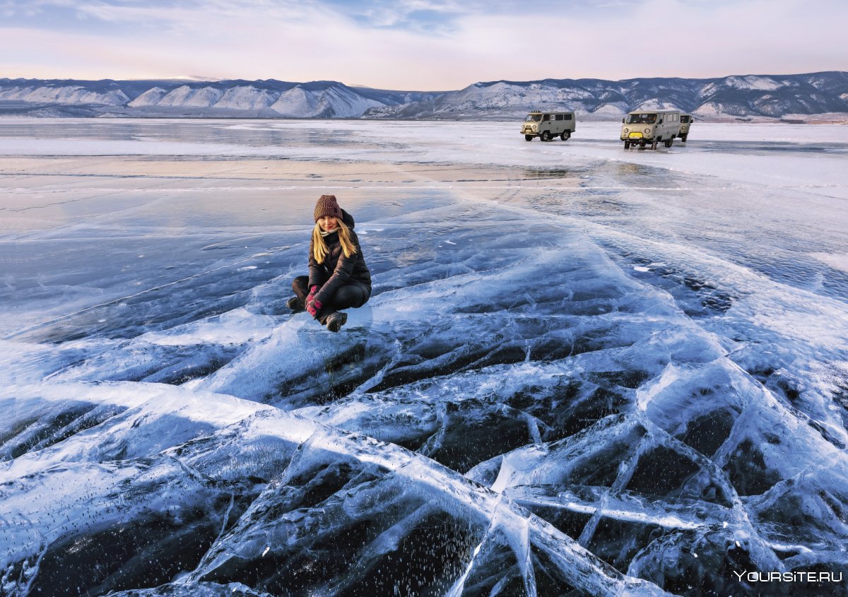 Байкал зимой фото лед