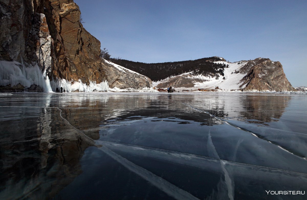 Озеро Байкал Иркутская область декабрь 2020