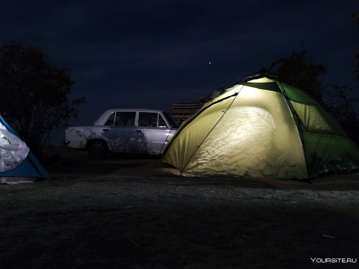 Поход с палатками Крым