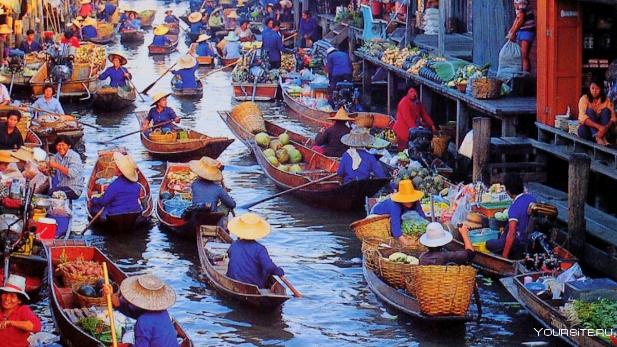 Тайланд лодки рынок Сиам