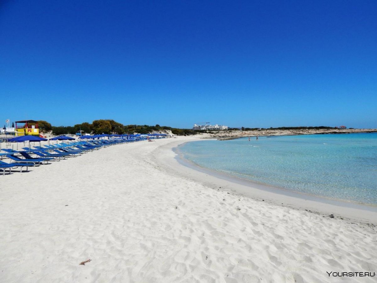 Пляж Nissi Beach Кипр Айя Напа