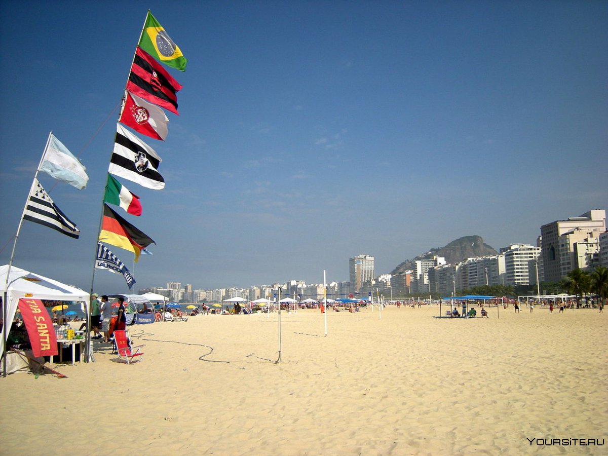Пляж Рио де Жанейро люди