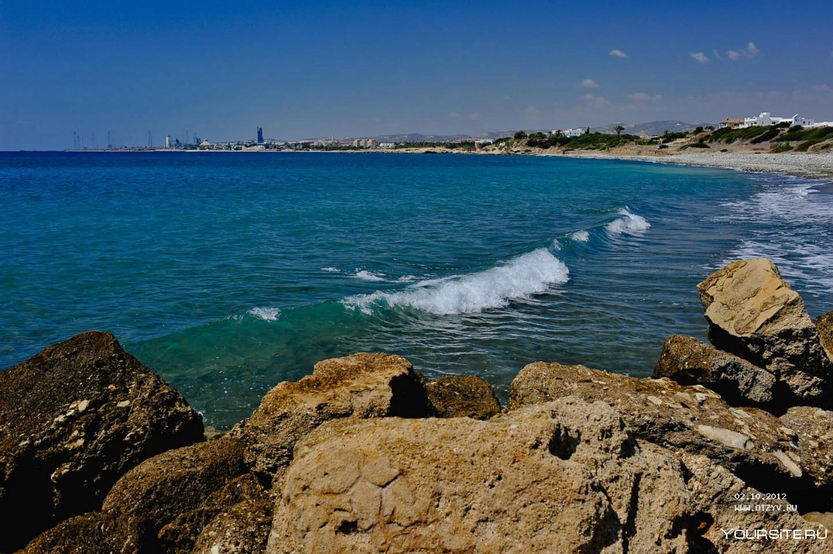 Город Пафос пляж на Кипре
