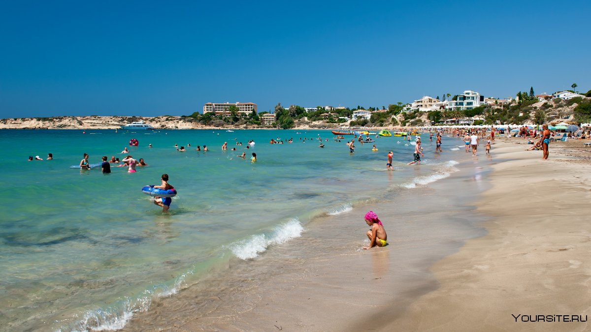Coral Bay Кипр Пафос пляж