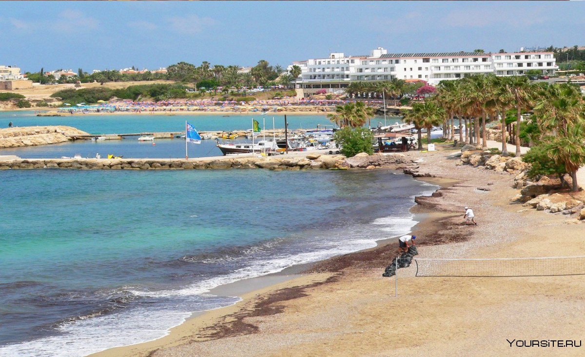 Пляж Корал Бич Пафос