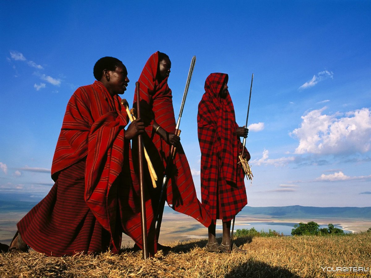 Племя Масаи в Танзании