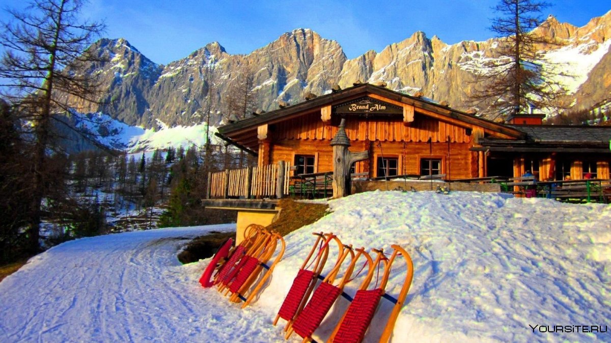 Австрия Шале Альпы