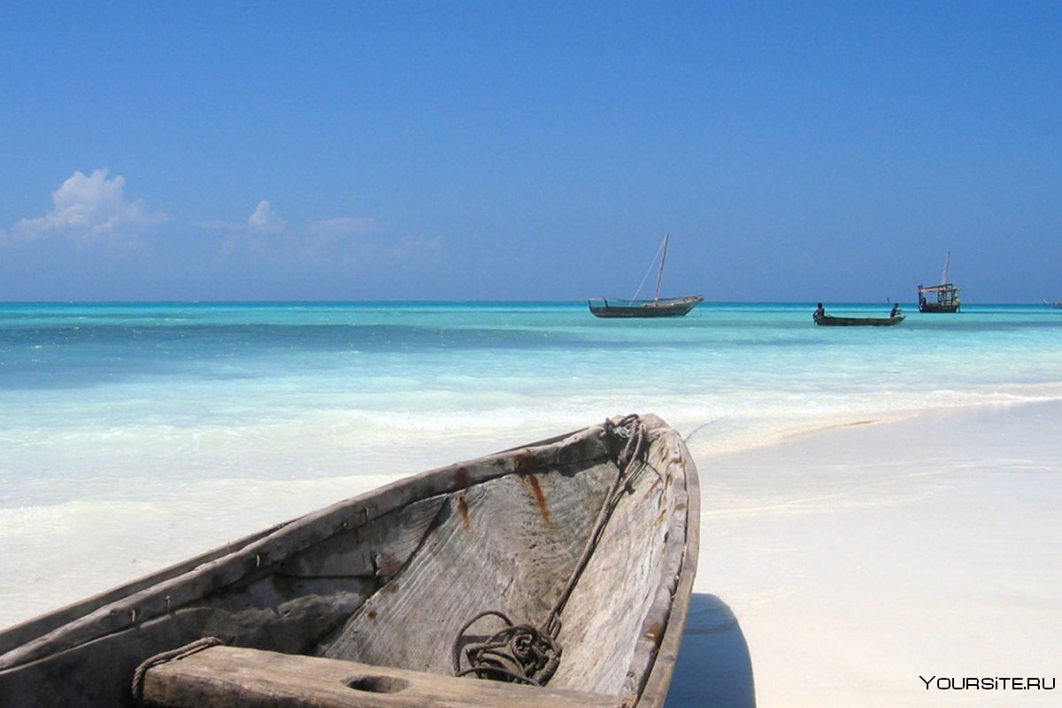 Танзания Занзибар море