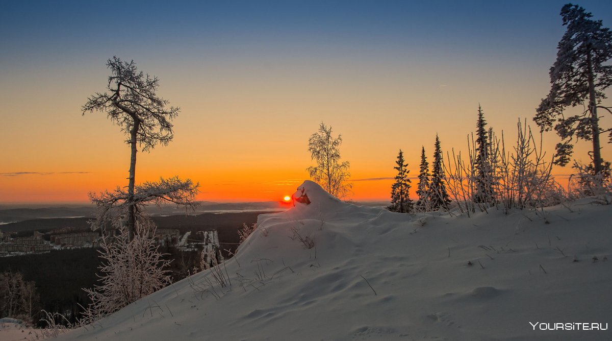 Яркие зимние горы красивые фото реклама