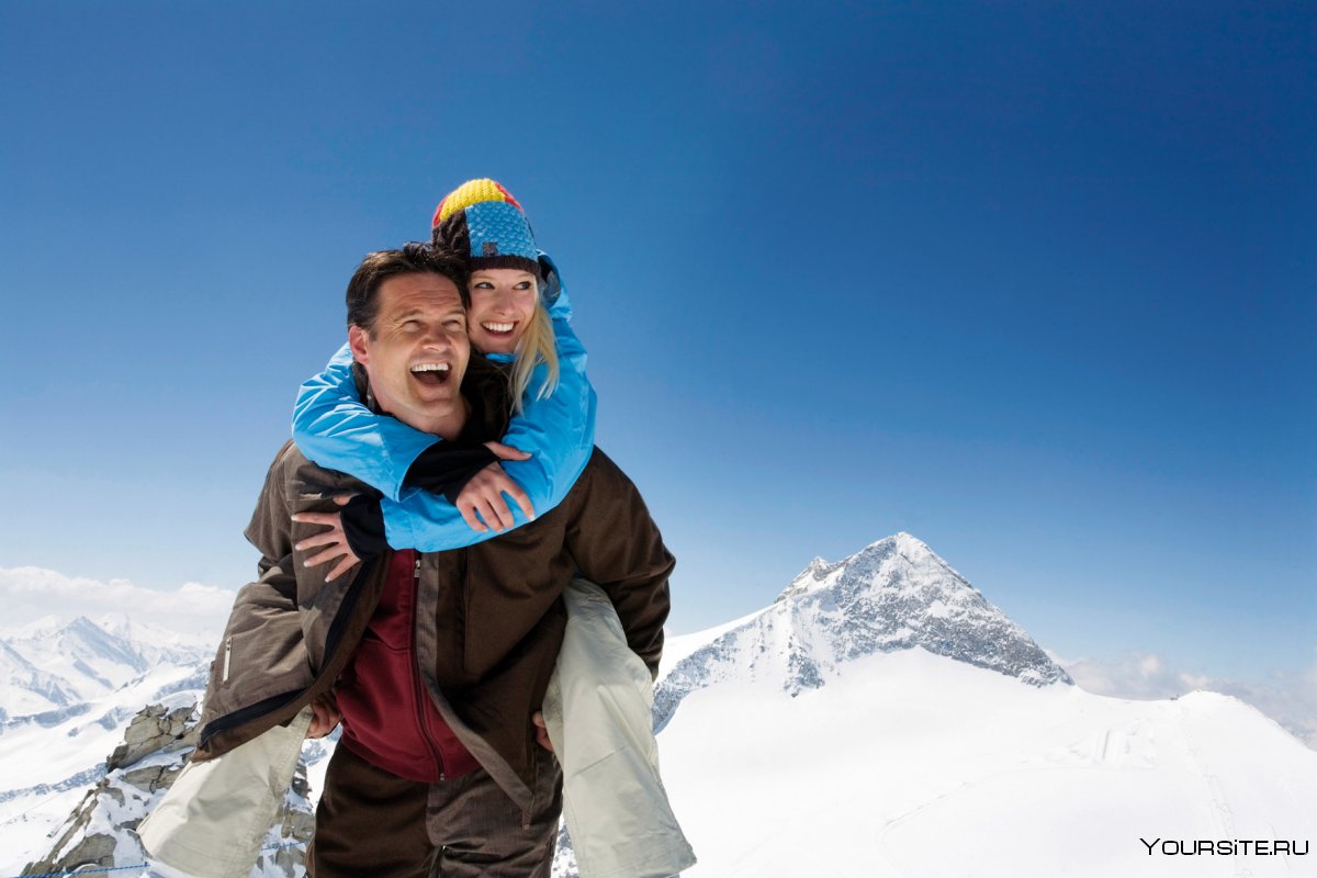 Горы пара зима