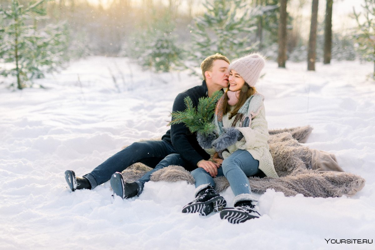 Зимняя фотосессия для двоих
