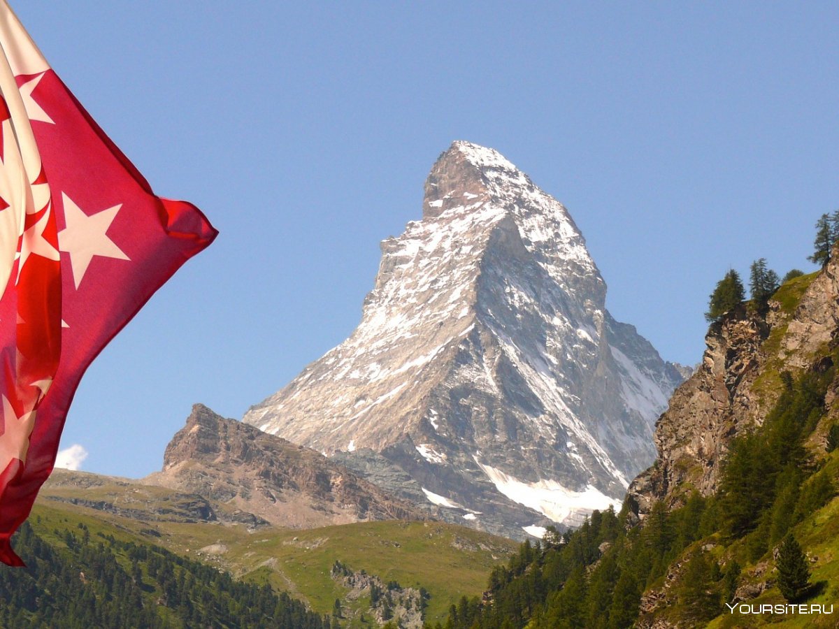 Matterhorn гора в Швейцарии