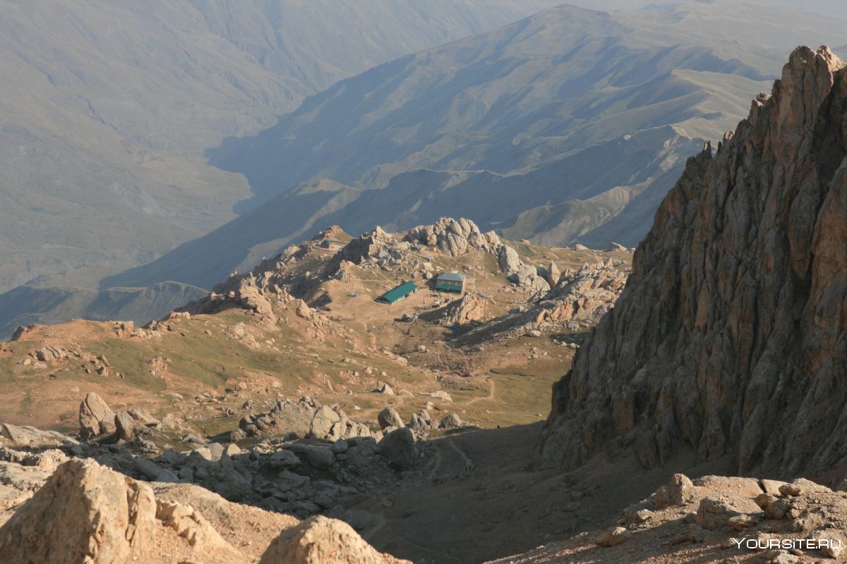 Вертолетная площадка на горе Шалбуздаг