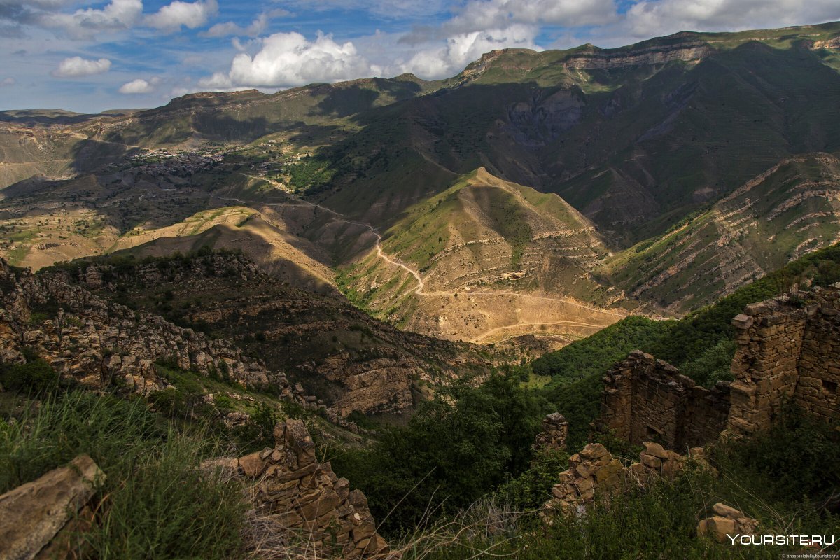 Куруш село в Дагестане