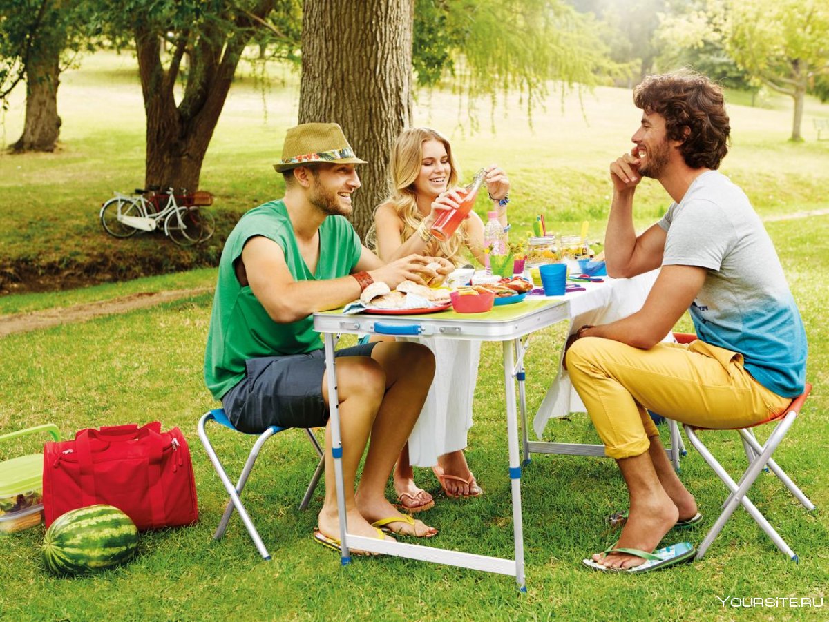 Стул стол для пикника на природе