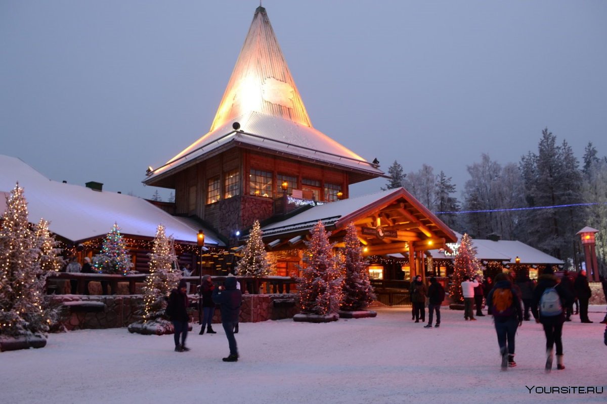 Достопримечательности Финляндии деревня Санта Клауса