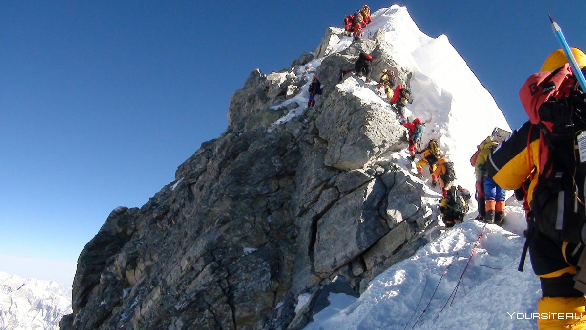 Эверест восхождение 2 ступень