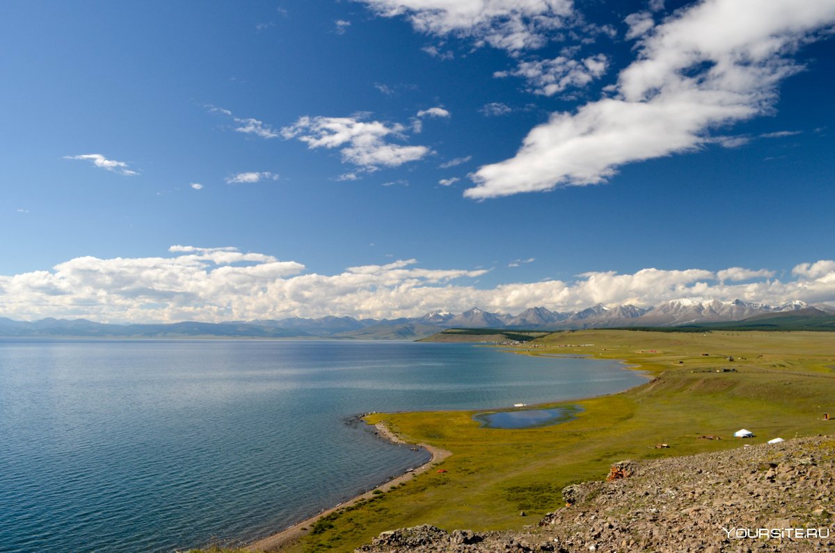Глубина озера Хубсугул в Монголии