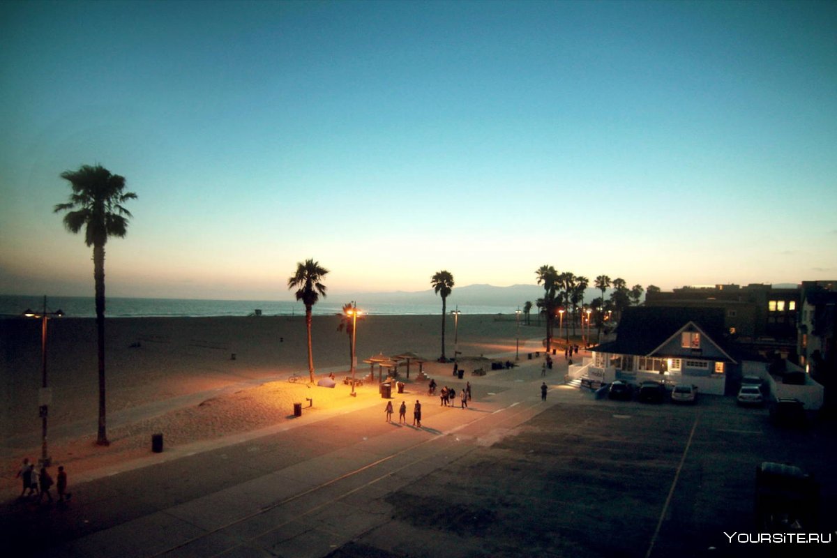 Штат Лос Анджелес пляж