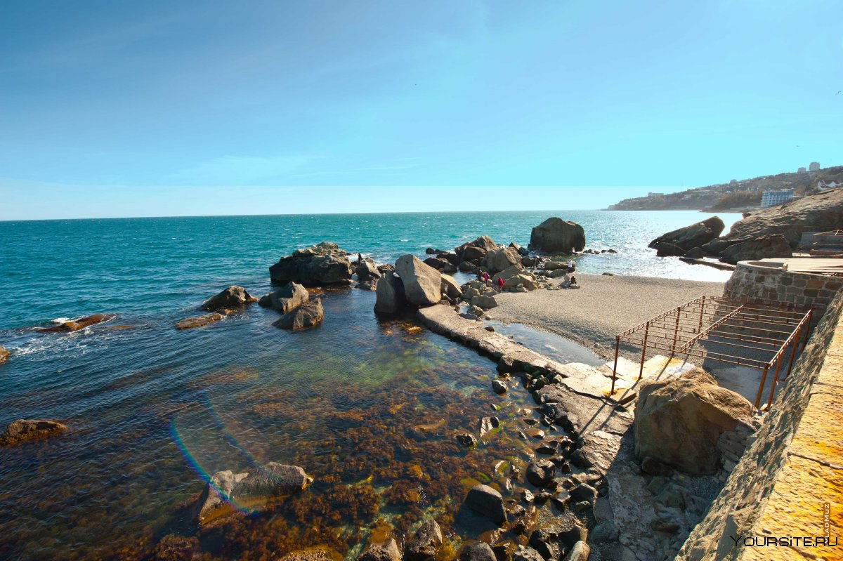 Пляж лягушка Крым