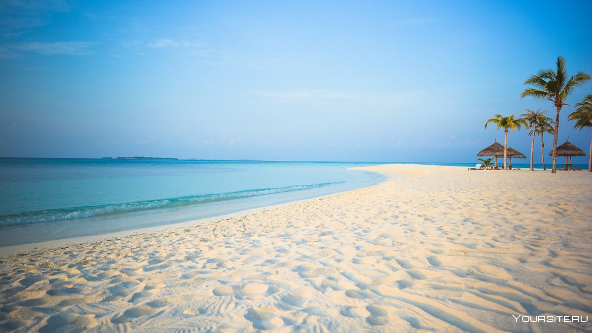 Мальдивы песок