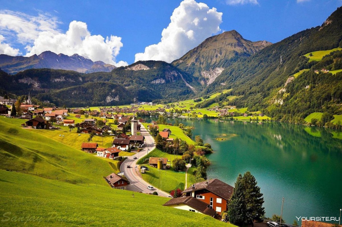 Деревня Гриндельвальд Швейцария